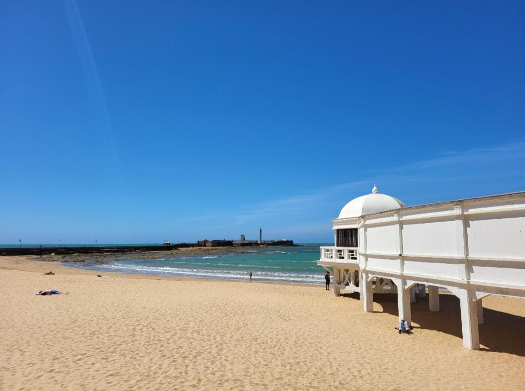 Апартаменти Cadiz Playa La Caleta Terraza Con Barbacoa Екстер'єр фото